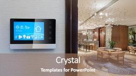  Presentation with chinese restaurant - Audience pleasing presentation design consisting of smart home in chinese restaurant backdrop and a violet colored foreground