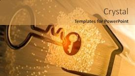  Presentation with optic - PPT layouts having smart-house-concept-on-fiber background and a yellow colored foreground