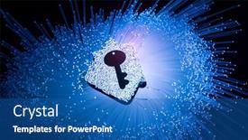  Presentation with smart home - Amazing slide set having smart-house-home-technology backdrop and a teal colored foreground