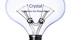  Presentation with shape heart - PPT theme enhanced with smart idea - blue heart shape lamp bulb background and a sky blue colored foreground