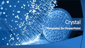  Presentation with polymer fiber chemistry - Colorful PPT theme enhanced with smart idea - fiber optics background with lots backdrop and a teal colored foreground