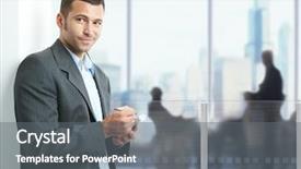  Presentation with businessman standing on maze - Colorful slide deck enhanced with smart mobility - young businessman standing in office backdrop and a gray colored foreground