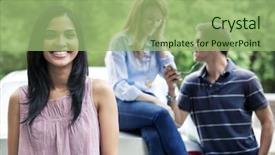  Presentation with drugs teenagers - Beautiful slides featuring smart parking - teenagers with car backdrop and a mint green colored foreground