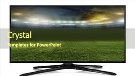  Presentation with frames isolated on white brown - PPT layouts with smart tv - 4k monitor isolated on white background and a tawny brown colored foreground