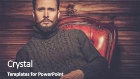  Presentation with wooden - Beautiful slide set featuring smart village - handsome man wearing cardigan backdrop and a dark gray colored foreground