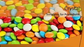  Presentation with jellies colorful candy and jelly - Amazing presentation having boy jumping dock - dad and son playing backdrop and a gray colored foreground