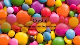  Presentation with jellies colorful candy and jelly - Slides enhanced with different sizes of colorful candies background and a red colored foreground