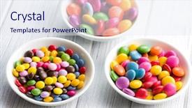  Presentation with ceramic - Colorful PPT layouts enhanced with three different sizes of colorful backdrop and a sky blue colored foreground