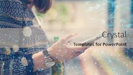  Presentation with neuro - Cool new presentation theme with smartphone-close-up-on-xmas backdrop and a lemonade colored foreground