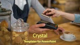  Presentation with nfc technology - Colorful presentation design enhanced with smartphone using nfc technology backdrop and a tawny brown colored foreground