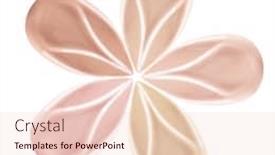  Presentation with foundation - Colorful PPT theme enhanced with smears of foundation for face conceptual flower from concealer smears isolated on white background backdrop and a lemonade colored foreground