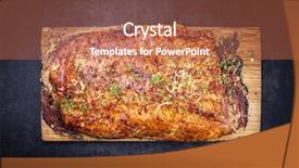  Presentation with cedar - Cool new theme with smelting - barbecue salmon fillet marinated backdrop and a red colored foreground