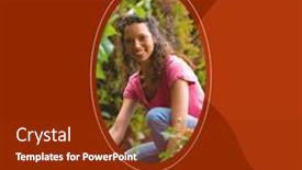  Presentation with woman world - Presentation theme consisting of smile-can-mend-hearts-world background and a tawny brown colored foreground