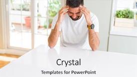  Presentation with cheerful - Amazing slide deck having smile on face showing teeth backdrop and a  colored foreground