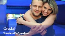  Presentation with bowling - Theme having  background and a  colored foreground