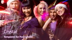  Presentation with for blind people - Amazing theme having smiles while enjoying christmas party backdrop and a  colored foreground