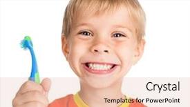  Presentation with teeth - Cool new presentation with smiley boy cleans a teeth backdrop and a lemonade colored foreground
