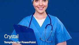  Presentation with community health - PPT theme having smiley community health worker background and a  colored foreground