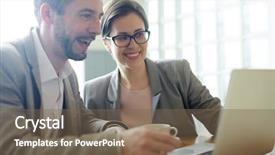  Presentation with danger online dating - Beautiful PPT theme featuring smiley marketing - happy co-workers looking at online backdrop and a  colored foreground