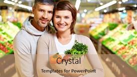  Presentation with happy image - Audience pleasing PPT theme consisting of smiley marketing - image of happy couple backdrop and a coral colored foreground