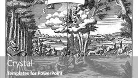  Presentation with farewell - Amazing slide deck having smiling-aesop-at-the-cabbage backdrop and a gray colored foreground