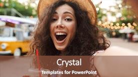  Presentation with tea cup - Amazing theme having smiling and drinking cold tea backdrop and a tawny brown colored foreground