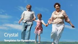  Presentation with holding hands - Amazing slide deck having pharmacist - drug testing workplace - scientist backdrop and a light gray colored foreground