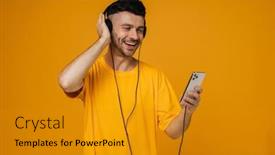  Presentation with yellow music - 