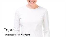  Presentation with jeans - PPT theme having snapshots templates arranged on rustic background and a white colored foreground