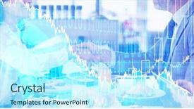  Presentation with shaking hands - Beautiful slide set featuring smiling business people shaking hands backdrop and a cool aqua colored foreground