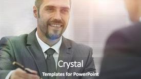  Presentation with emoney money traffic concept closeup - Colorful PPT theme enhanced with smiling businessman signing a lucrative backdrop and a dark gray colored foreground