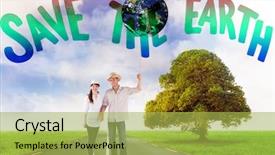  Presentation with mocktails and cocktail both - Presentation theme featuring smiling couple both wearing hats background and a yellow colored foreground