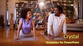  Presentation with trains - Colorful PPT layouts enhanced with smiling-couple-looking-one-etch backdrop and a tawny brown colored foreground