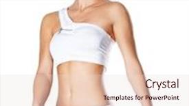  Presentation with hip - Theme featuring smiling healthy woman after dieting measures hip healthy lifestyle background and a lemonade colored foreground