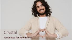  Presentation with long hair man - 