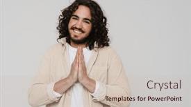  Presentation with long hair man - 