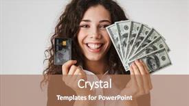  Presentation with business concepts photo - Amazing slide deck having smiling lady - photo of happy young business backdrop and a coral colored foreground