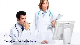  Presentation with medical smiling doctor - 