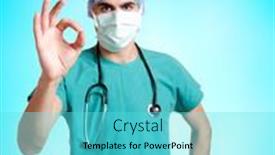  Presentation with medical smiling doctor - 