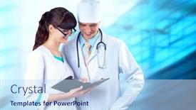  Presentation with medical smiling doctor - 