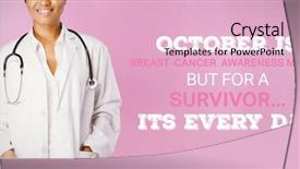  Presentation with nurse cancer screening bowel - Amazing PPT layouts having smiling professional nurse breast cancer backdrop and a lemonade colored foreground