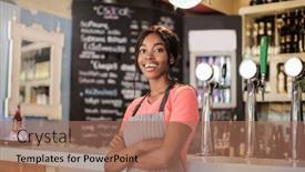  Presentation with waitress - 