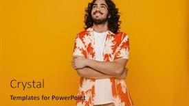  Presentation with long hair man - 