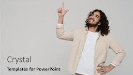  Presentation with long hair man - 