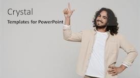  Presentation with long hair man - 