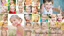  Presentation with cute - Slide deck having rise up - slim happy women are doing background and a lemonade colored foreground.