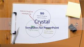  Presentation with search engine - Amazing presentation design having smo - office desk with clipboard showing backdrop and a sky blue colored foreground