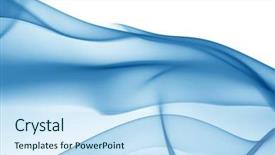  Presentation with abstract swirl - Beautiful slide deck featuring smoke abstract backdrop and a  colored foreground