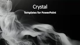  Presentation with smoke - PPT layouts consisting of smoke background on black background and a black colored foreground