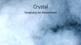  Presentation with smoke - Theme with smoke background background and a light blue colored foreground